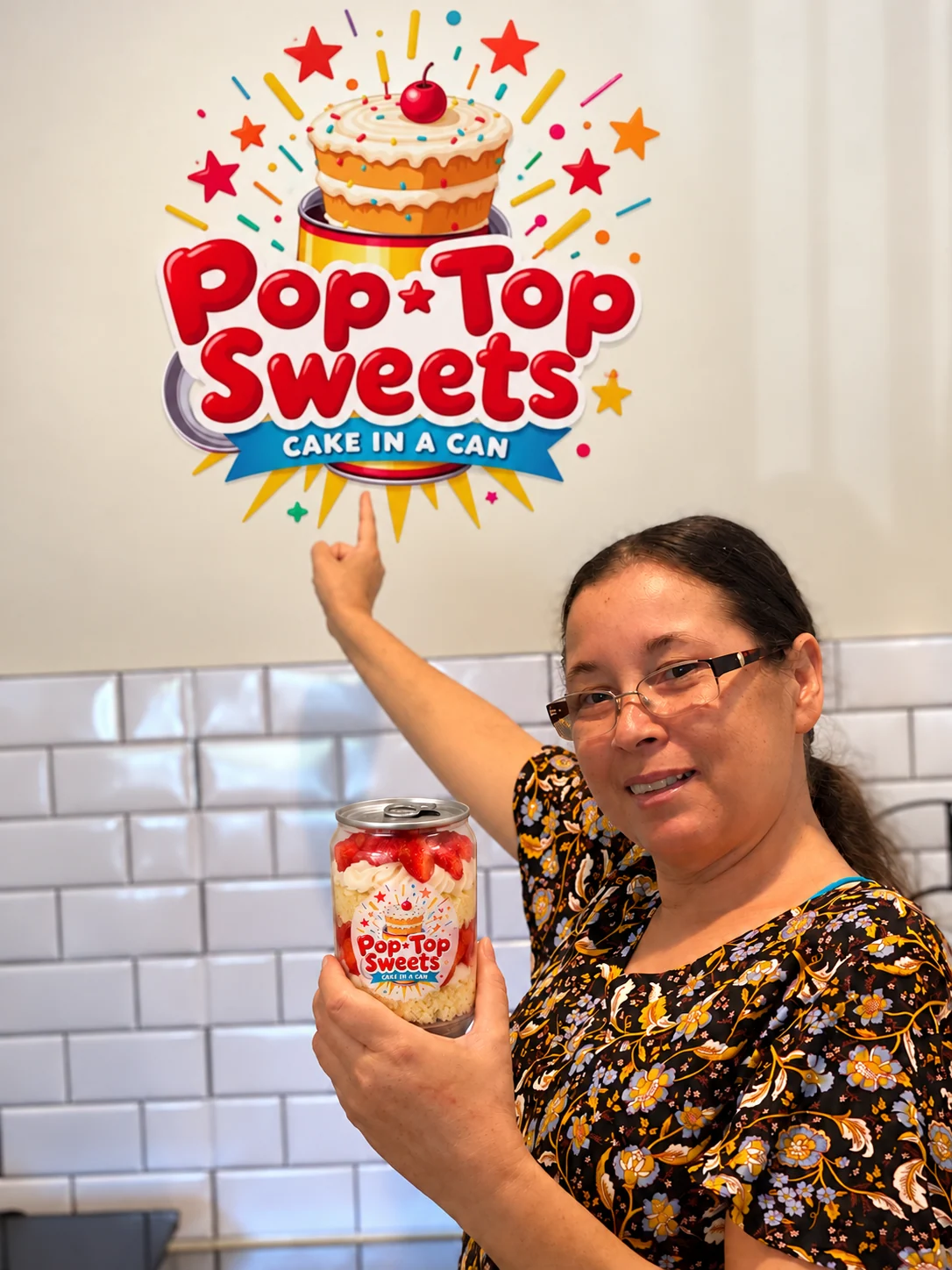 A treasured memory with Pop Top Sweets cake in a can